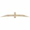 Ekena Millwork Bellingham Rough Sawn Timber Gable Bracket, Douglas Fir, 108"W x 18"H x 4"D x 6"F, 4/12 Pitch GBW108X18X0406BEL00RDF - alternate 1